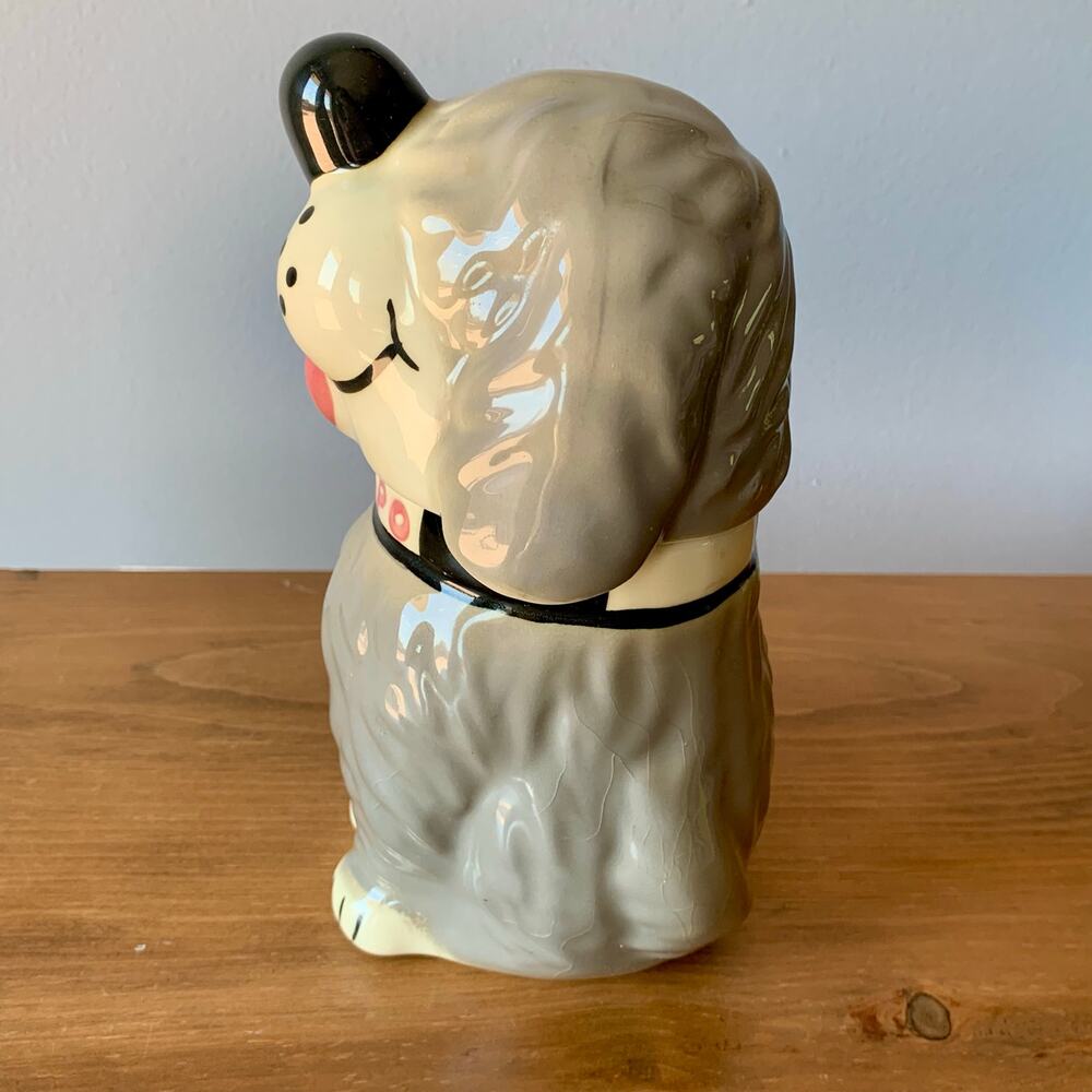 Vtg 60’s McCoy Alpo USA Dan the Dog Ceramic Pottery Cookie Treat Jar 8” USA - Picture 8 of 13